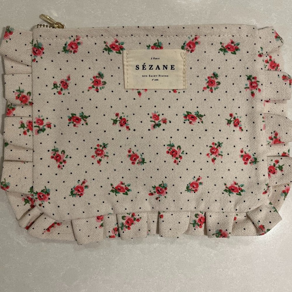Sezane Flowered Pouch